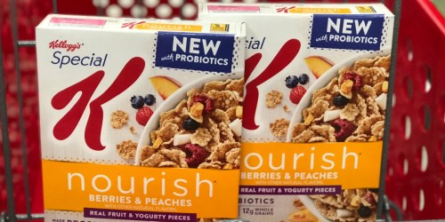 Kellogg’s Special K Berries & Peaches Cereal ONLY $1.59 Per Box at Target