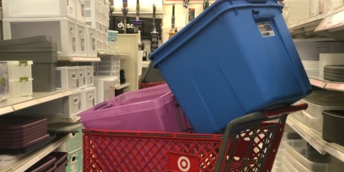 Target Storage Sale | Large 20-Gallon Totes Just $6 + More!