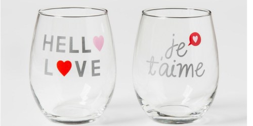 Target.com: TWO Threshold Stemless Wine Glasses ONLY $2.98