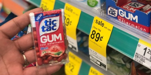 Tic Tac Gum Only 39¢ at Walgreens