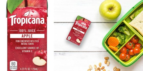 Amazon: Tropicana 44-Count Apple Juice Boxes Just $13.29 Shipped (Only 30¢ Per Box)