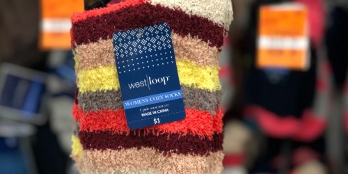 West Loop Cozy Socks Possibly Only 30¢ at Walgreens