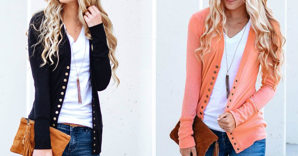 Zulily hot sale snap cardigan