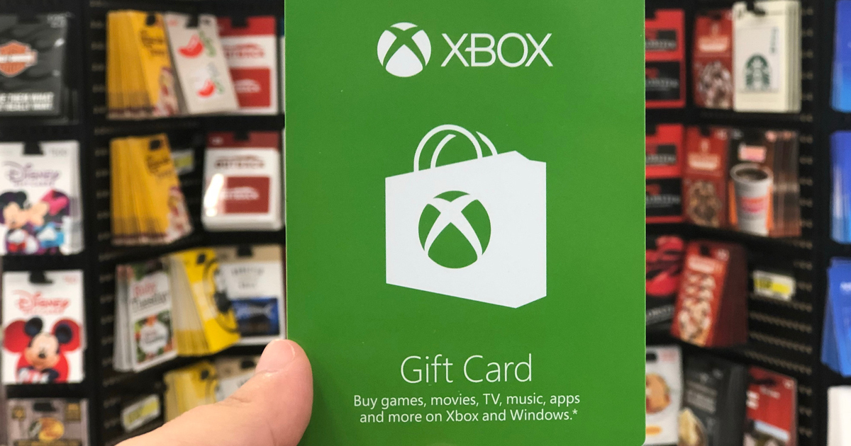 xbox gift card on amazon