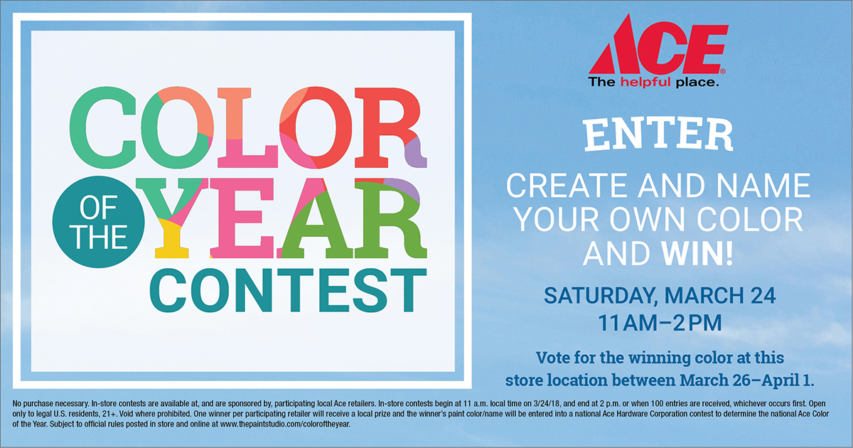 Buy One Get One FREE Paint Sale at Ace Hardware