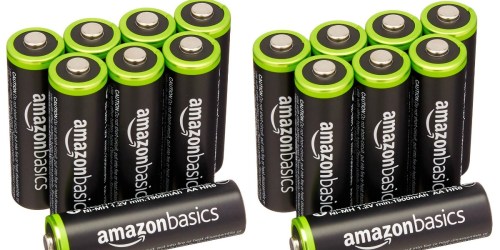 AmazonBasics AA Rechargeable Batteries 8 Pack Just $12.13