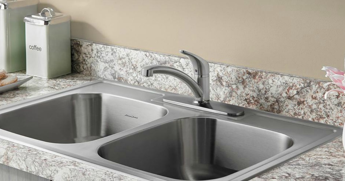 faucets for american standard stainless steel overmount kitchen sink