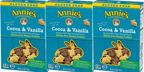 Amazon: SIX Annie’s Gluten Free Cocoa & Vanilla Bunny Cookies Boxes Just $7.79 Shipped