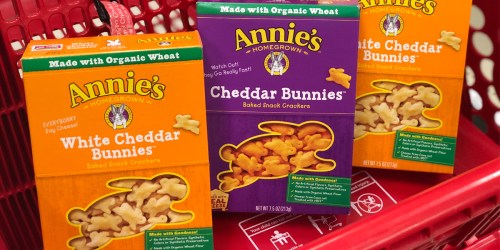 Annie’s Organic Bunnies Crackers Only $1.25 at Target & More
