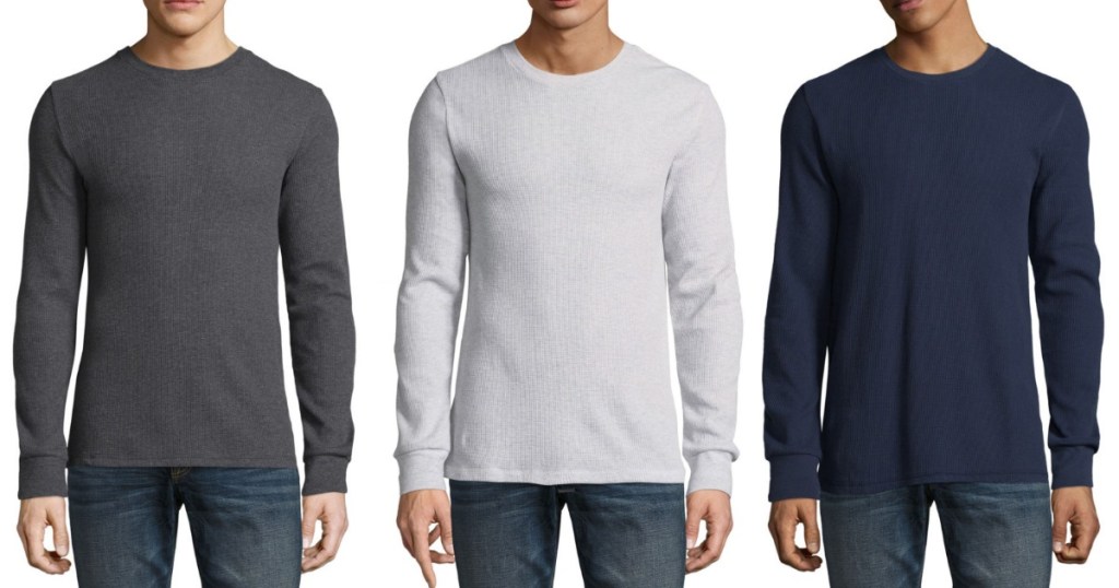 Men's Long Sleeve Thermal Tops & Graphic Tees ONLY $3.34 Each at ...