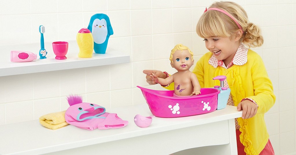 baby doll bathtime