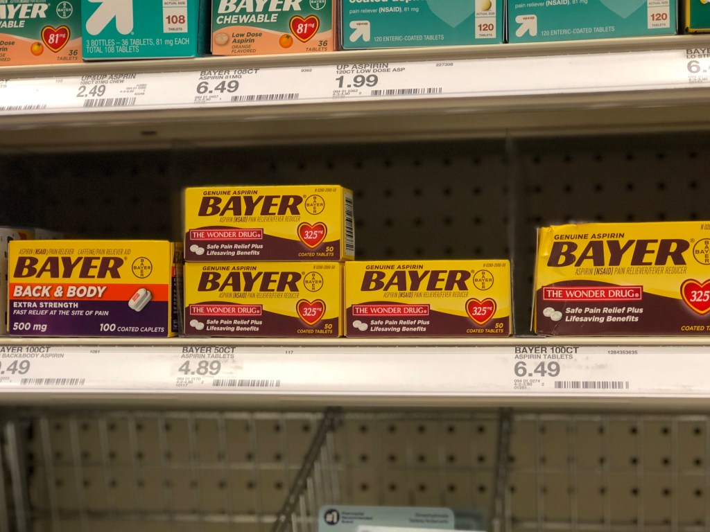 Bayer Aspirin 50Count Only 2.67 at Target (Regularly 5)