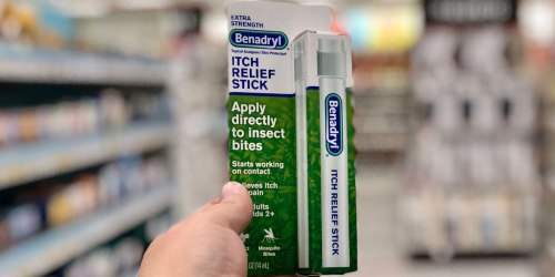 New $1/1 Benadryl Coupon = Itch Relief Stick Just $1.38 Each at Target & Walmart