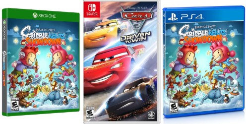 50% Off Video Games (Cars 3, Scribblenauts, Metroid & More)