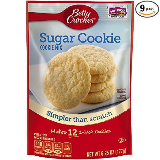 Betty Crocker Sugar Cookie Baking Mix 9-Pack Only $6 (Ships w/ $25 ...