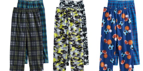 Kohl’s Cardholders: Boys 2-Pack Lounge Pants Only $2.24 Shipped (Just $1.12 Per Pair) & More