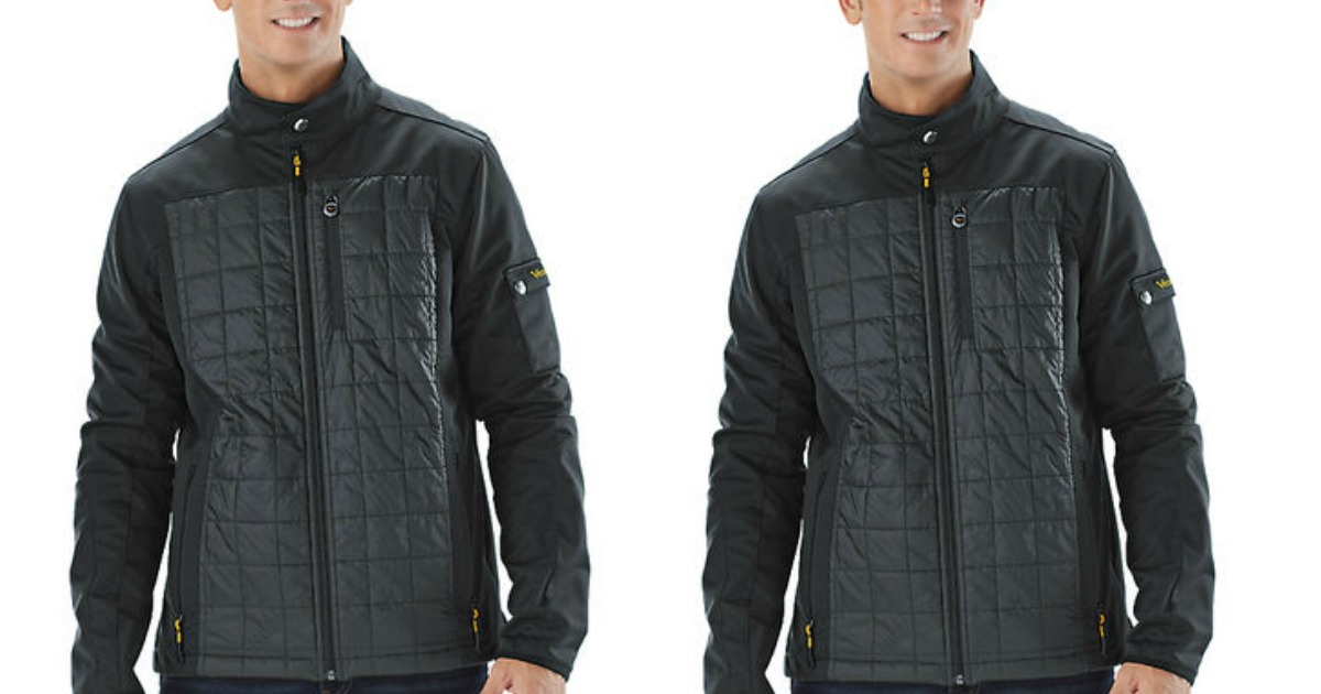 Brookstone Mens Softshell Heated Insulated Jacket ONLY 55.98