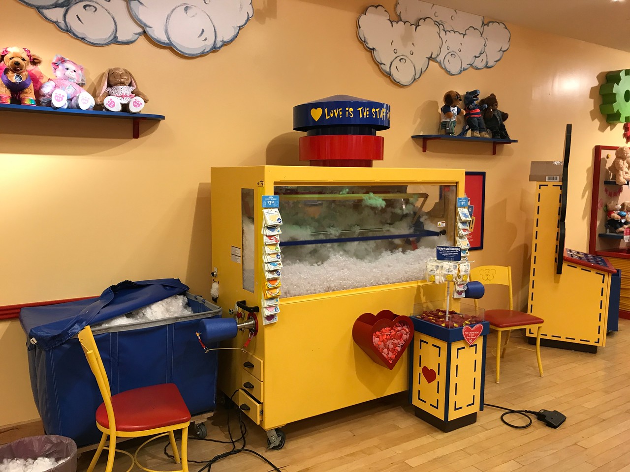 build a bear stuffing zone