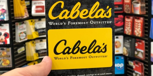 $100 Cabela’s Gift Card Just $90 Shipped