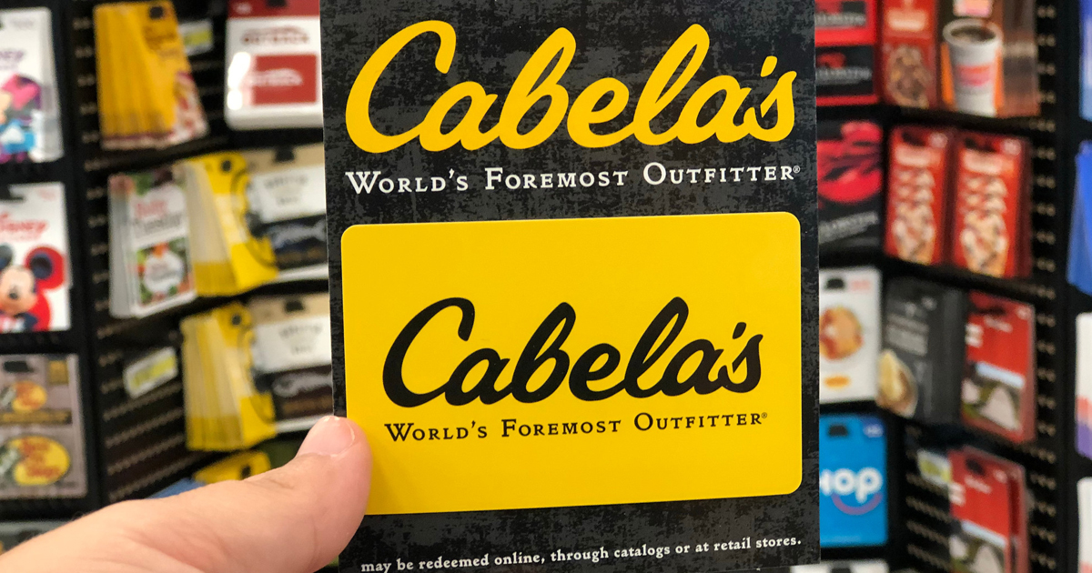 $100 Cabela's Gift Card Just $90 Shipped