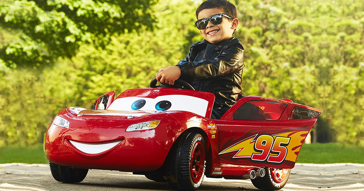 lightning mcqueen car battery powered