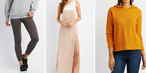 Charlotte Russe: Over 80% Off Clearance + FREE Shipping (Leggings, Dresses, Sweaters + More)