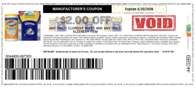 RARE $2 Off Clorox Wipes AND Kleenex Item Coupon (Only Available for ...