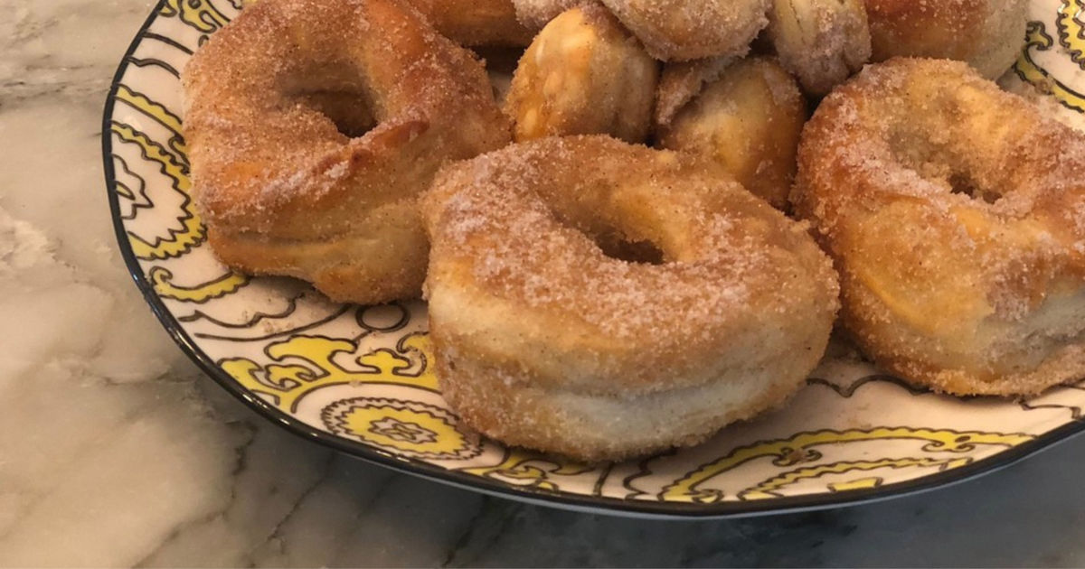 Got 5 Minutes? Make these Air Fryer Donuts! - Hip2Save