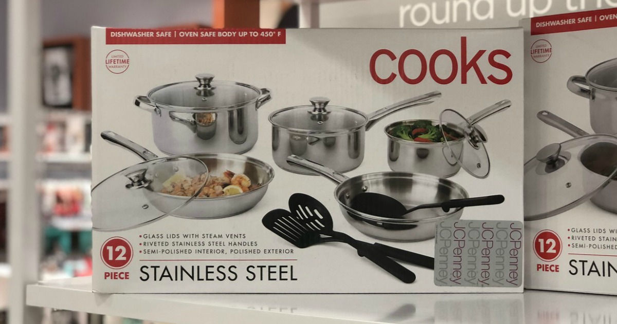 JCPENNEY KITCHEN KITCHENWARE SALE STAINLESS STEEL / SHOP WITH ME