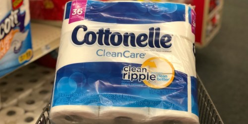Over 50% Off Cottonelle Bath Tissue 18-Count Double Rolls After Rewards at CVS