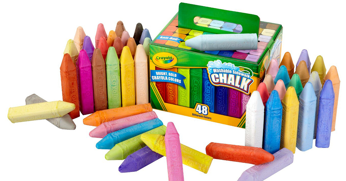 Kohl's Cardholders: Crayola Sidewalk Chalk 48-Count Pack Only $3.49 Shipped - Hip2Save