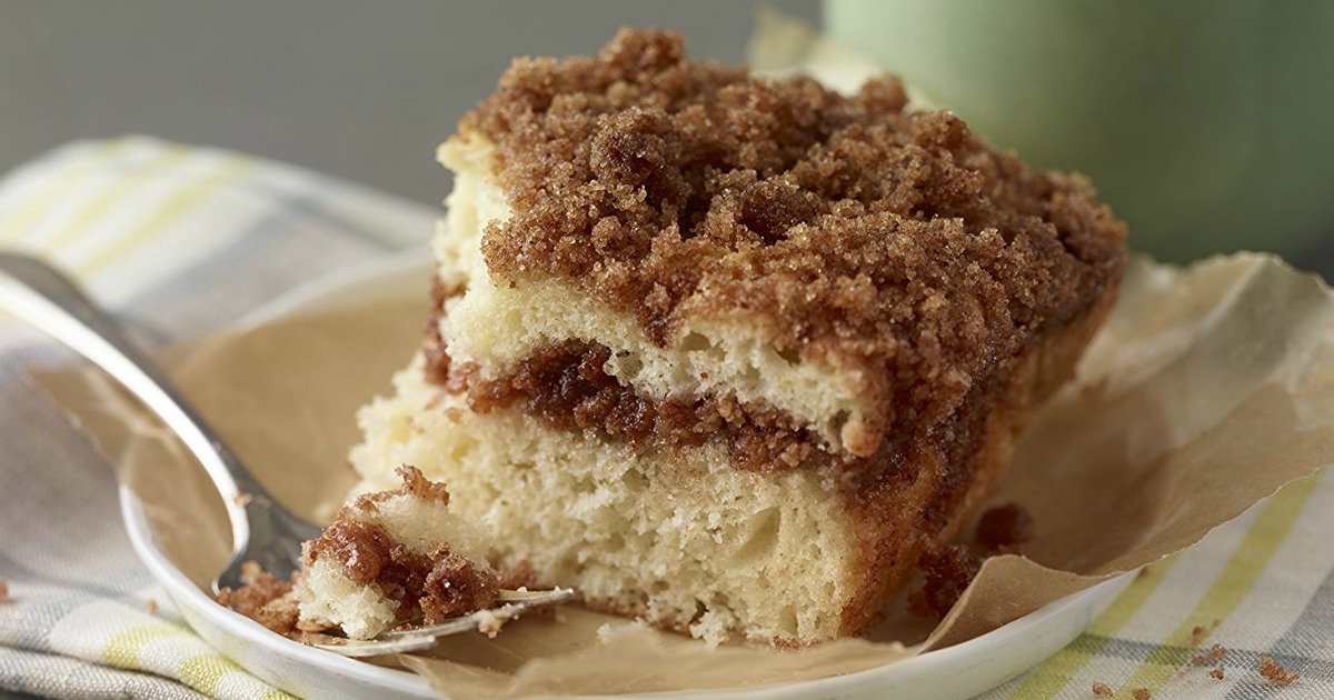 FOUR Krusteaz Cinnamon Swirl Crumb Cake Mix Boxes Just 7.36 Ships w