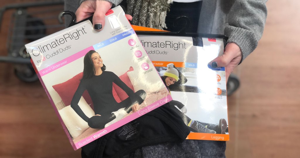 ClimateRight by Cuddl Duds Warm Underwear Leggings & Tops ONLY $5 at Walmart