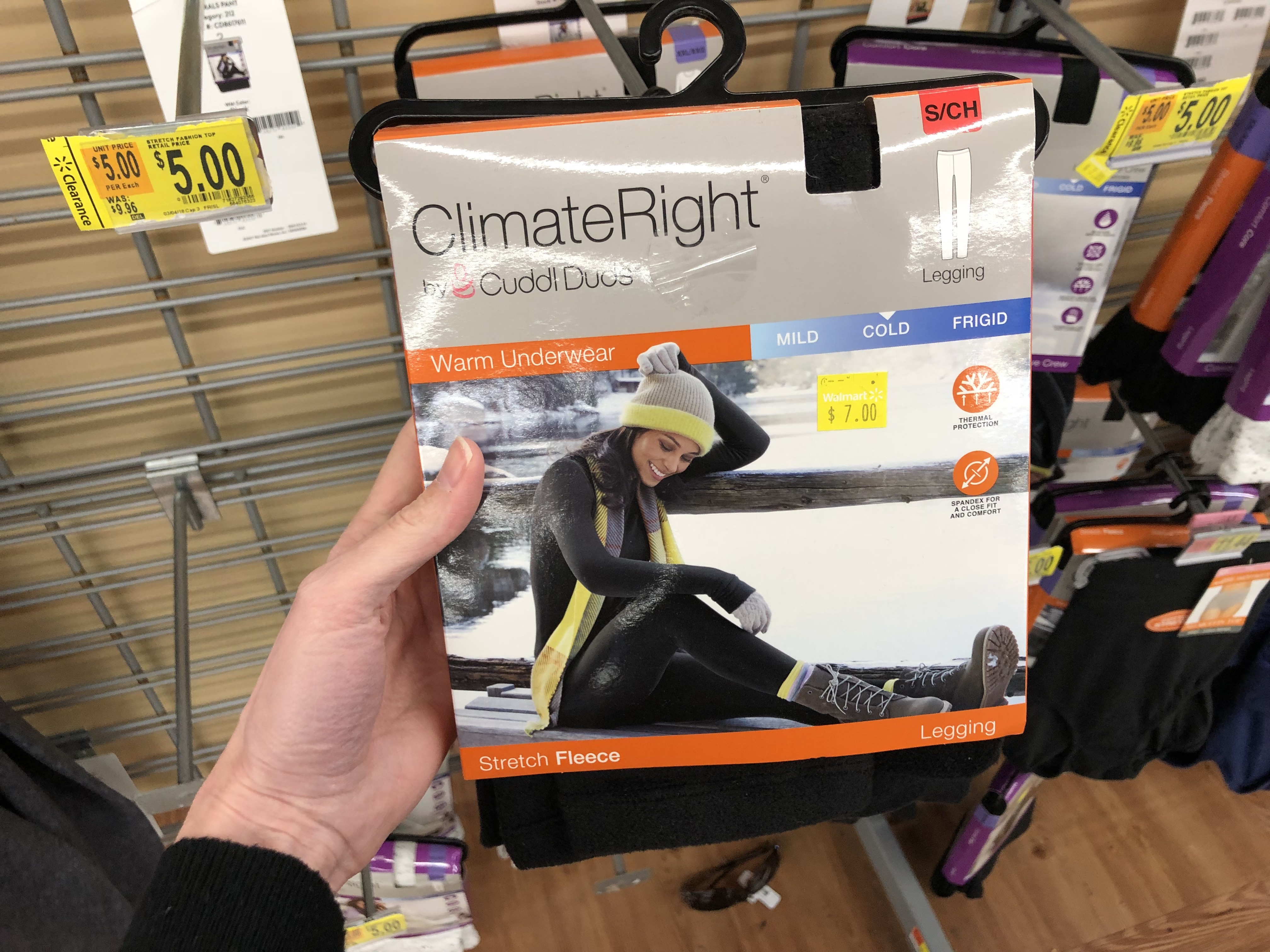 ClimateRight by Cuddl Duds Warm Underwear Leggings Tops ONLY 5 at Walmart