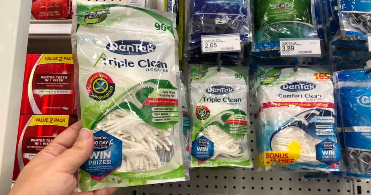 Dentek Floss Picks Only 86¢ at Target + More