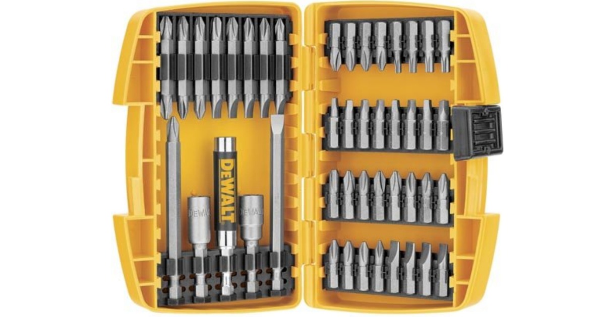 Amazon DeWalt 45Piece Screwdriver Set w/ Tough Case ONLY 9.49 (Over