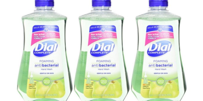 Amazon: Dial Complete Foaming Hand Wash Refill 3-Pack Bottles Only $5.70 Shipped