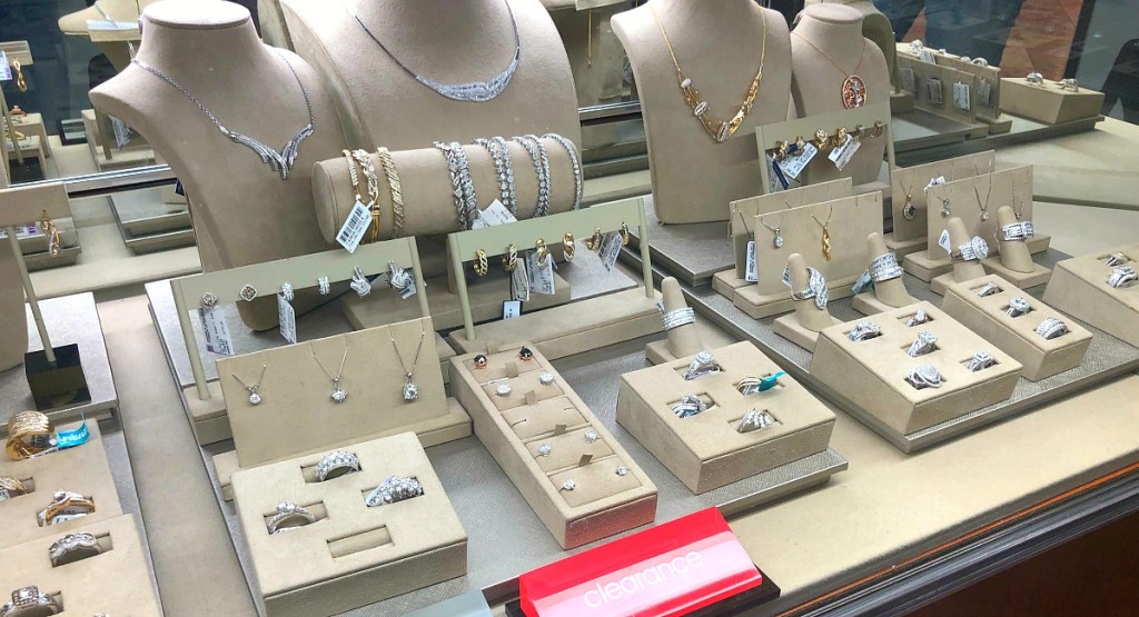 diamond jewelry display case hip2save