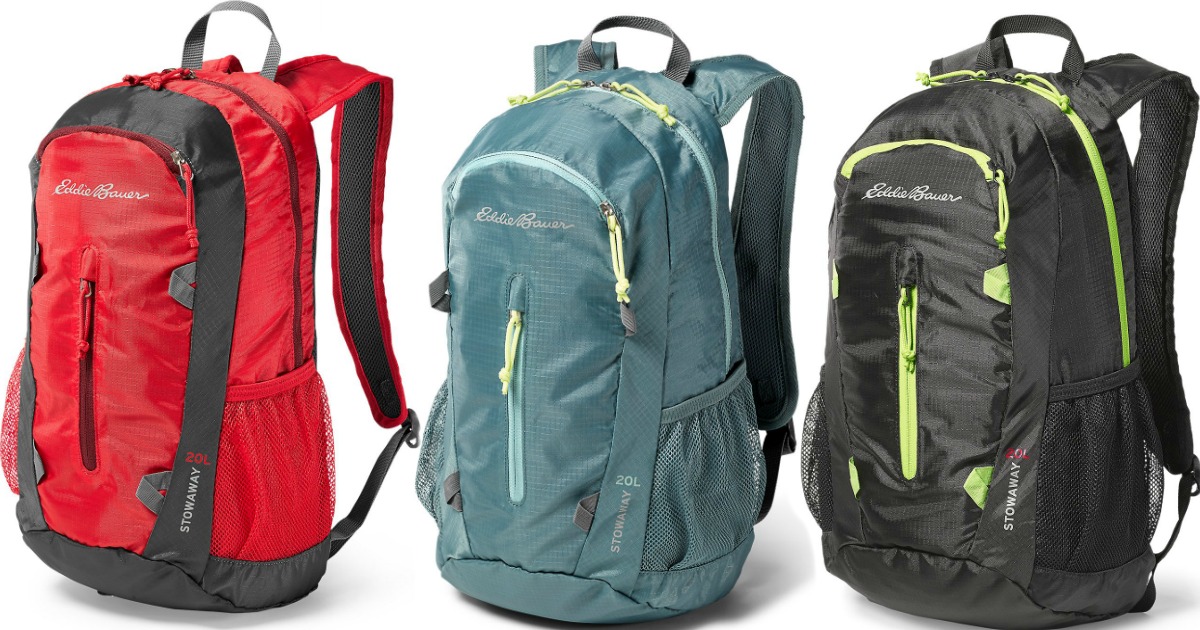 Eddie bauer packable outlet backpack