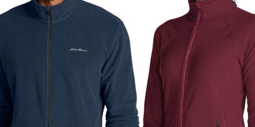 Eddie Bauer Men’s & Women’s Fleece Zip-Ups Only $25 (Regularly $80) & More