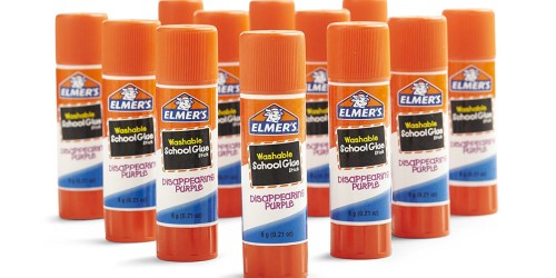 Elmer’s Washable Glue Sticks 12-Pack Only $2.99 (Just 25¢ Per Stick)