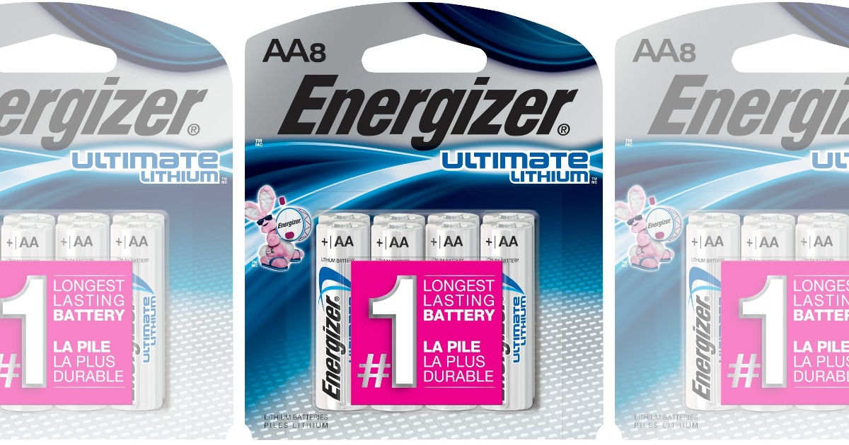 Amazon Energizer Ultimate Lithium Aa 8 Count Batteries Just 9 97 Shipped Hip2save