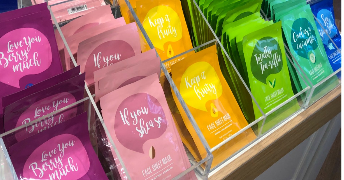 Bath & Body Works Face Sheet Masks Just 1.75 Today Only (InStore & Online)