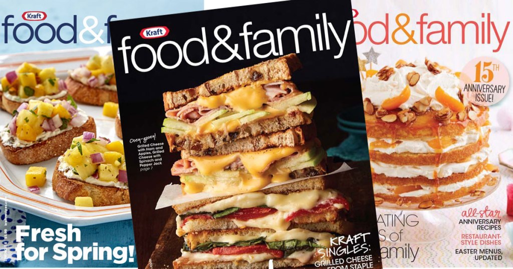 FREE Kraft Food & Family Magazine Two Year Subscription