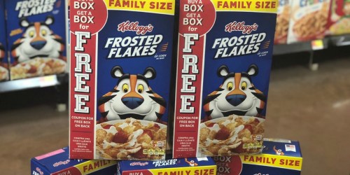 Here’s How to Score 10 Family Size Boxes Of Kellogg’s Cereals For $15.20 (Just $1.52 Each)