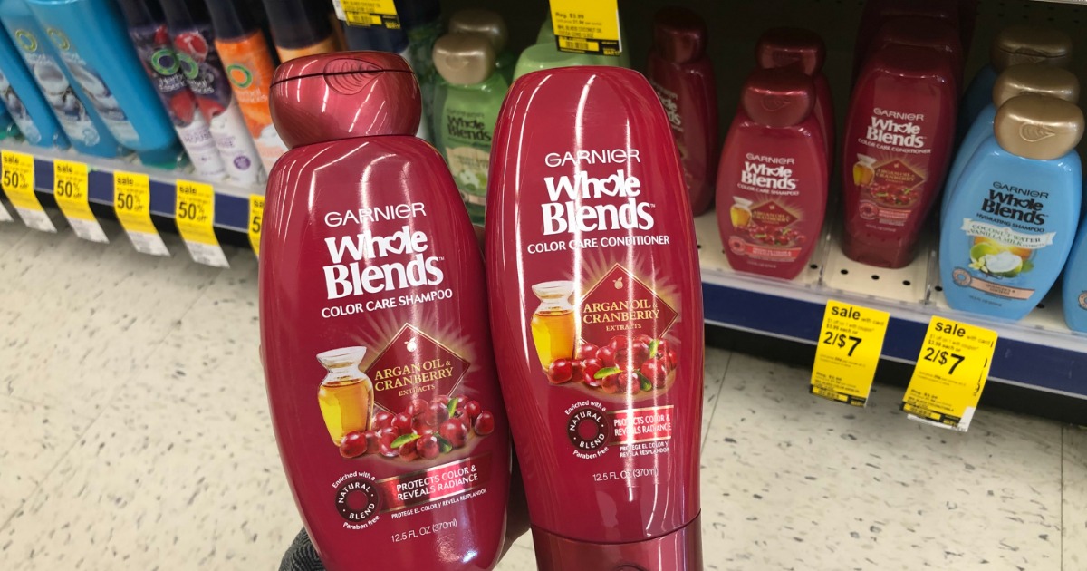 Garnier Whole Blends Shampoo & Conditioner ONLY 50¢ Each at Walgreens