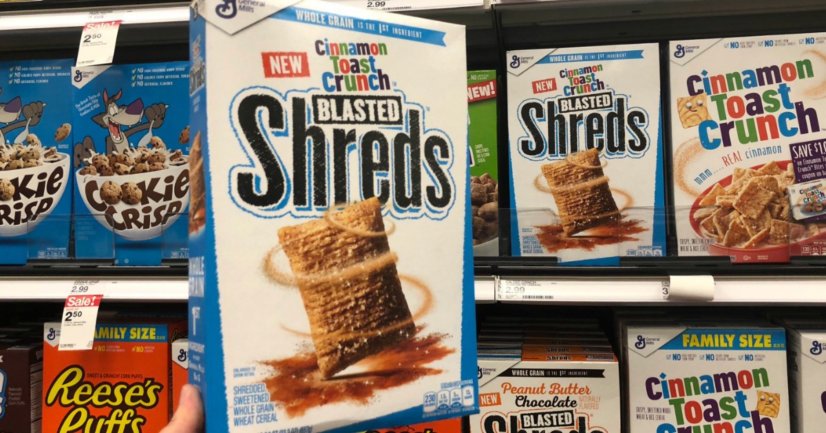 General Mills Blasted Shreds Cereals Just $1.24 at Target