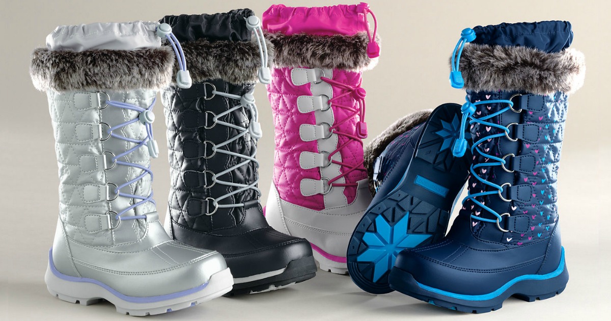 lands end girls snow boots