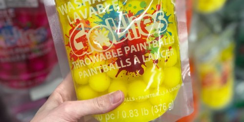 Goblies Throwable Paintball Packs 40-Count Just $3.60 at Michaels (Washable & Painless)
