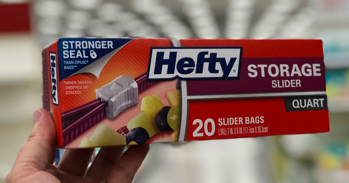 Hefty Slider Storage Bags Only 90¢ at Target & More • Hip2Save